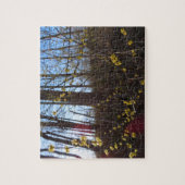 Spikebush-Blume im Frühjahr Puzzle (Vertikal)