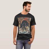 Spiked Kaiju Over Tempest Ocean T-Shirt (Vorne ganz)