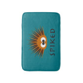 Spiked! Orange Urchin Badematte (Vorderseite Vertikal)