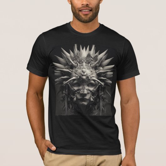 Spiked Punch - Gotische Kunst T-Shirt (Vorderseite)