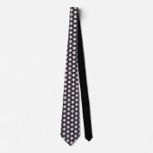 Spiked Stars Black Neck Tie Krawatte (Vorderseite)