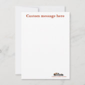 Spike's balloon monkey magic dankeskarte (Rückseite)