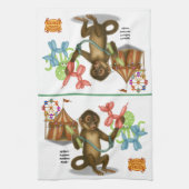 Spike's balloon monkey magic geschirrtuch (Vertikal)