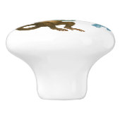 Spike's balloon monkey magic keramikknauf (Seitenansicht)