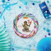 Spike's balloon monkey magic pappteller (Party)