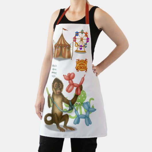 Spike's balloon monkey magic schürze (InSitu)