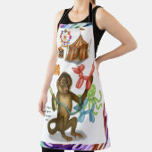 Spike's balloon monkey magic schürze (InSitu)