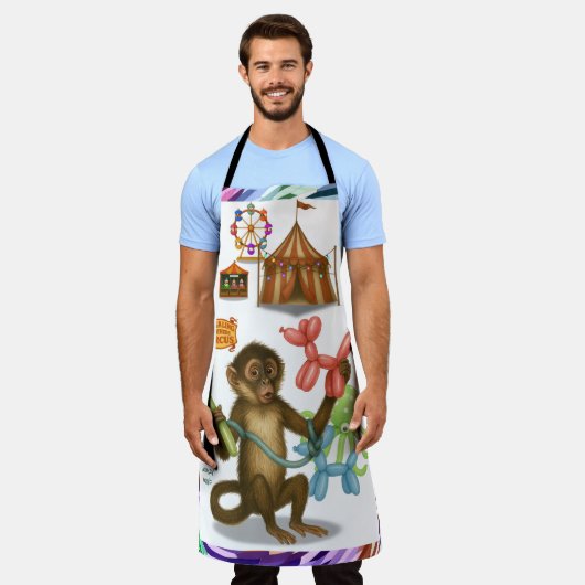 Spike's balloon monkey magic schürze (Getragen)