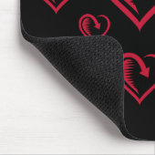 Spikes Herz - Mousepad (Ecke)