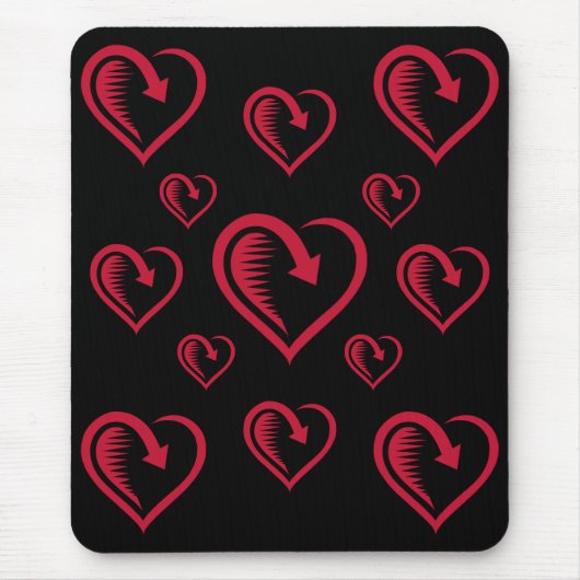 Spikes Herz - Mousepad (Vorne)