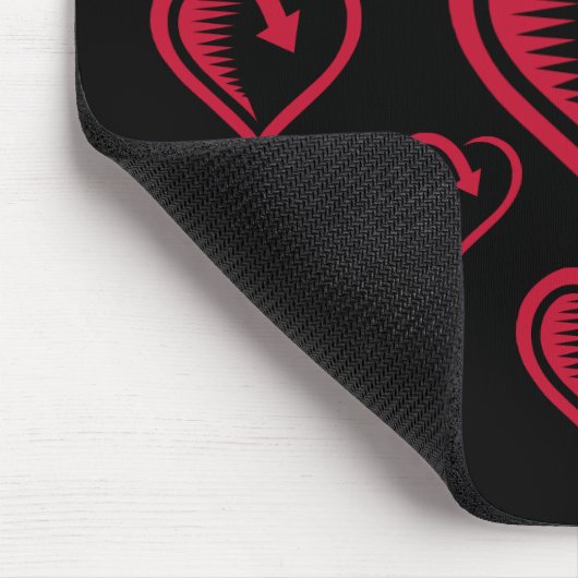 Spikes Herz - Mousepad (Ecke)