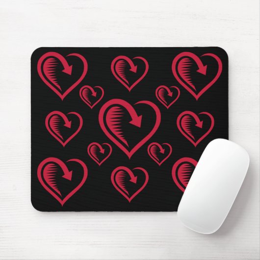 Spikes Herz - Mousepad (Mit Mouse)
