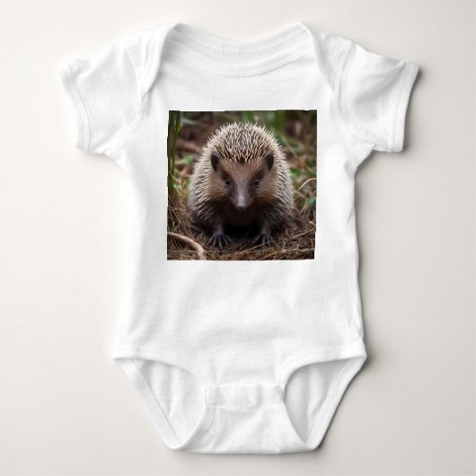 **"Spiky Beginns: The Adorable Baby Echidna"** Baby Strampler (Vorderseite)