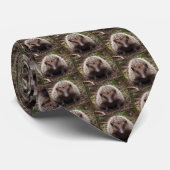 **"Spiky Beginns: The Adorable Baby Echidna"** Krawatte (Gerollt)