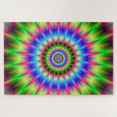 Spiky Color Explosion Puzzle (Horizontal)