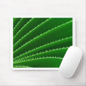 Spiky Green Leaf Muster Mousepad (Mit Mouse)