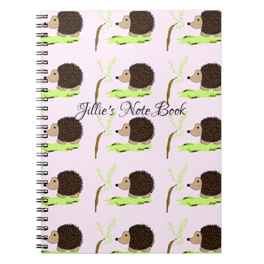Spiky Igels Notizblock (Vorderseite)