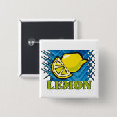 Spiky Lemon Button (Vorne & Hinten)
