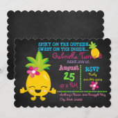 Spiky on the Outside Sweet on Inside Birthday Einladung (Vorne/Hinten)