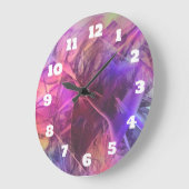 Spiky Shiny Glass Shards Abstract Design Große Wanduhr (Winkel)