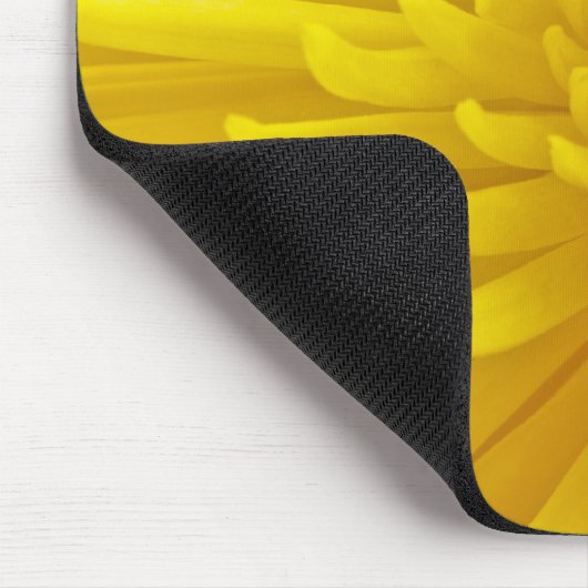 Spiky Yellow Dahlia Fotograf Mousepad (Ecke)