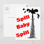 Spill Baby Spill! Postkarte (Vorne/Hinten)