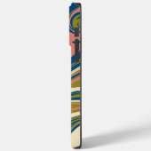 Spill - Blau, Olivgrün, Rosa und Creme Case-Mate iPhone Hülle (Rückseite / Links)