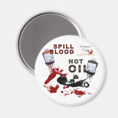 Spill Blood, nicht Öl Magnet (Vorderseite/Rückseite)