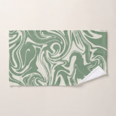 Spill - Grün Badhandtuch Set (Handtuch)