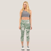 Spill - Grün Capri Leggings (Vorderseite)