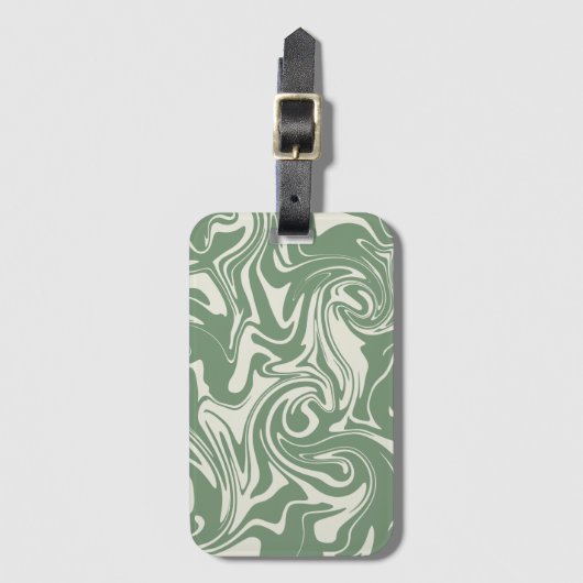 Spill - Grün Gepäckanhänger (Vorderseite Vertikal)