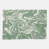 Spill - Grün Geschirrtuch (Horizontal)