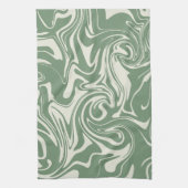 Spill - Grün Geschirrtuch (Vertikal)