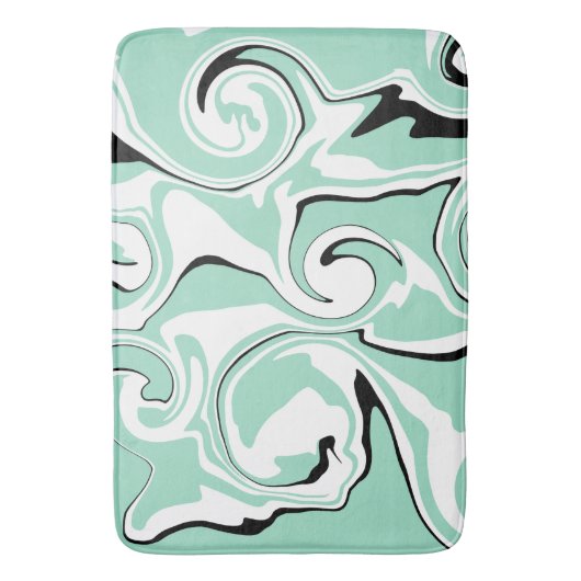 Spill - Grün (Minze) Badematte (Vorderseite Vertikal)