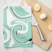 Spill - Grün (Minze) Geschirrtuch (Viertel Falte)