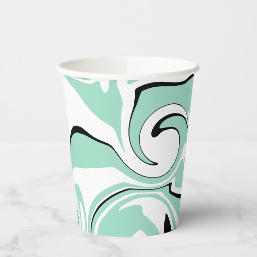 Spill - Grün (Minze) Pappbecher (Links)