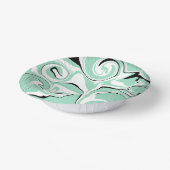 Spill - Grün (Minze) Pappteller (Gewinkelt)