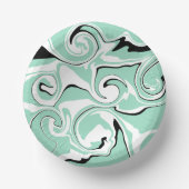 Spill - Grün (Minze) Pappteller (Vorderseite)