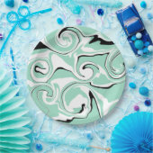 Spill - Grün (Minze) Pappteller (Party)