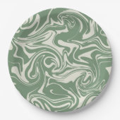 Spill - Grün Pappteller (Vorderseite)