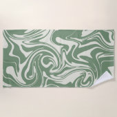 Spill - Grün Strandtuch (Vorderseite)