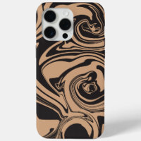Spill in Tan und Black Retro, Marmorwirbel