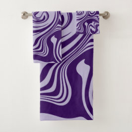 Spill - Lila Badhandtuch Set