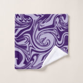 Spill - Lila Badhandtuch Set (Waschlappen)