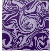 Spill - Lila Duschvorhang (Vorderseite)