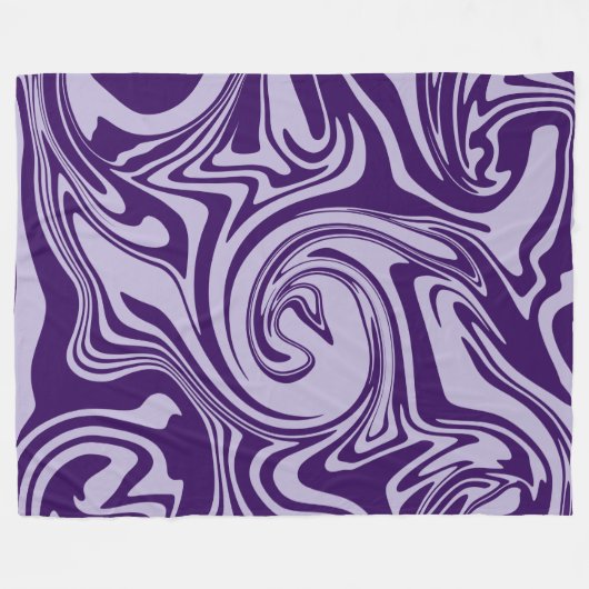 Spill - Lila Fleecedecke (Vorderseite (Horizontal))