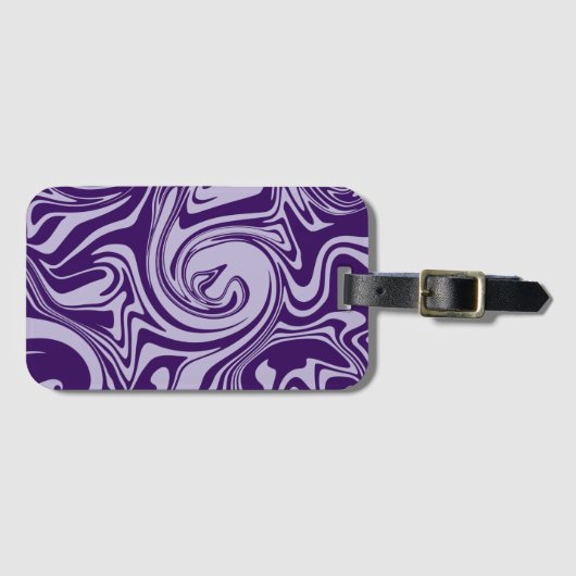 Spill - Lila Gepäckanhänger (Vorderseite (Horizontal))