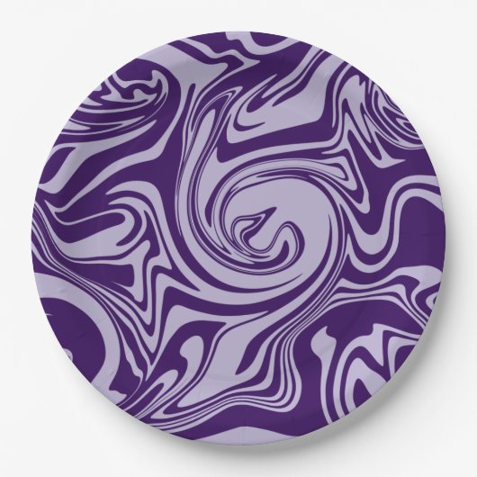 Spill - Lila Pappteller (Vorderseite)