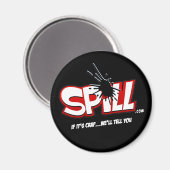 Spill-Logo-Magnet Magnet (Vorderseite/Rückseite)