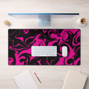Spill - Magenta und Schwarz Schreibtischunterlage
